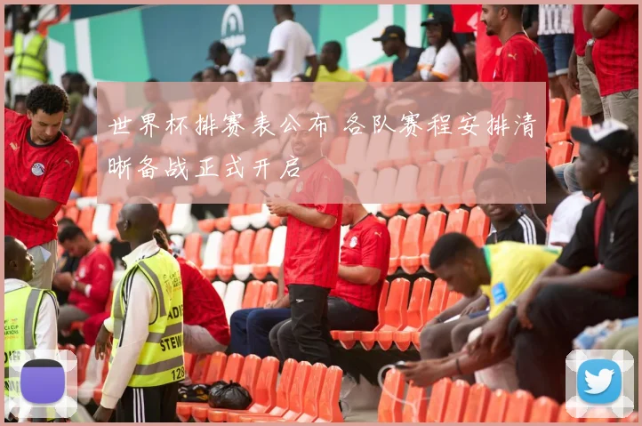 世界杯排赛表公布 各队赛程安排清晰备战正式开启